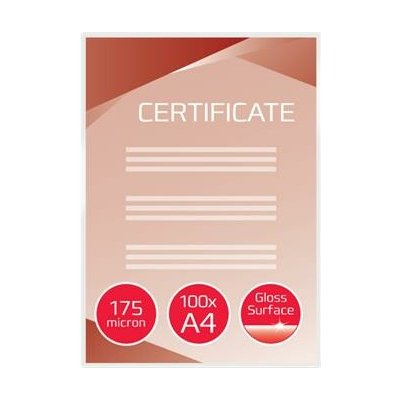 Laminovací kapsy GBC A4 2x175Mic 100pcs (3200724) – Hledejceny.cz