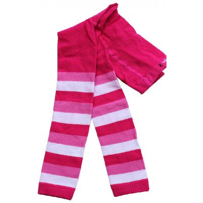 Design Socks Dětské punčochové legíny Růžový proužek