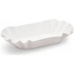 WIMEX Papírové misky oválné, bílé 17,5 x 10 x 3 cm FSC Mix – Zboží Dáma
