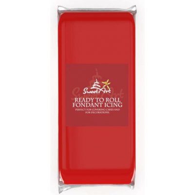 SweetArt Fondán na dort Red vanilkový 1 kg – Hledejceny.cz