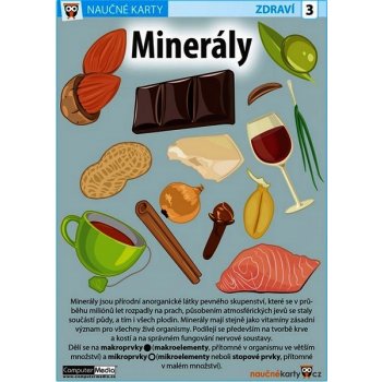 Euromedia new Minerály - Naučná karta
