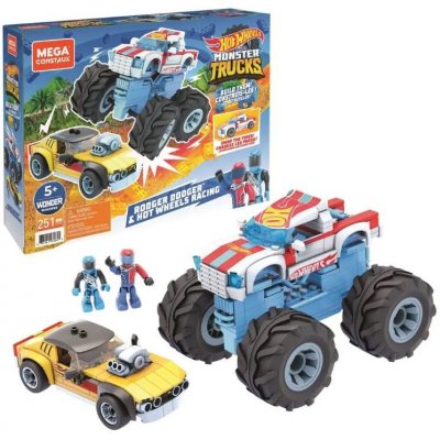 Mega Hot Wheels Monster Trucks Rodger Dodger & Hot Wheels Racing – Hledejceny.cz