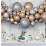 Gemar Balónková girlanda Leská zlato-stříbrná – Zboží Dáma