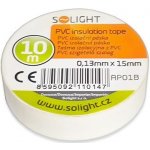 Solight Izolační páska 15 mm x 0,13 mm x 10 m bílá – HobbyKompas.cz