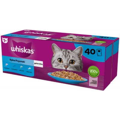 WHISKAS Rybí výběr v želé 40 x 85 g