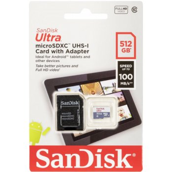 SanDisk microSDXC UHS-I U1 512 GB SDSQUNR-512G-GN6TA
