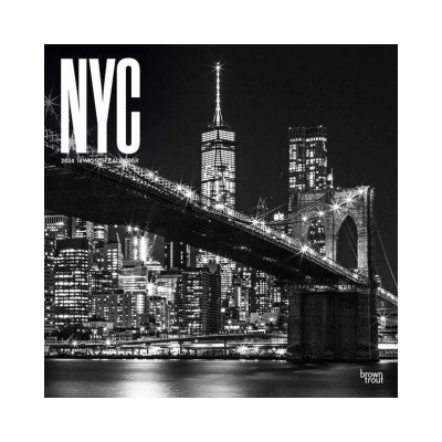 New York City Black & White Square 2024