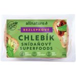ALLNATURE Bezlepkový chlebík snídaňový superfoods 350 g – Zboží Dáma