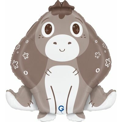 GRABO Oslík 21" 53cm fóliový balónek nafukovací – Hledejceny.cz