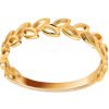 Prsteny iZlato Forever Zlatý dámský prsten Lístky IZ24719