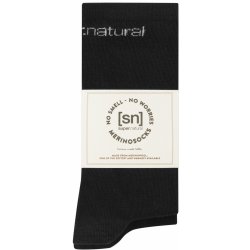 [sn] super.natural Merino ponožky All Day 2-pack jet black/vapor grey