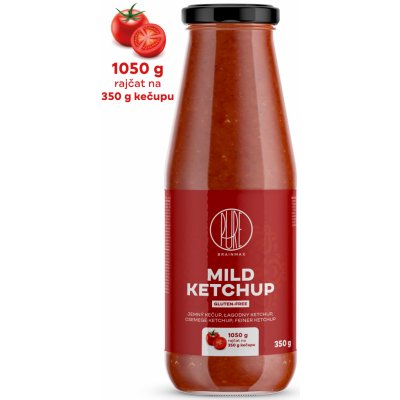 BrainMax Pure Ketchup mild jemný kečup 350 g – Hledejceny.cz