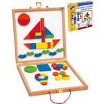 Woody magnetický kreativní kufřík s tvary – Zboží Dáma