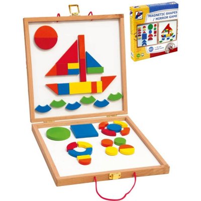 Woody magnetický kreativní kufřík s tvary – Zboží Dáma