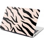 Sablio Samolepka na notebook Růžový vzor zebry - 29x20 cm – Zboží Živě