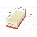 Vzduchový filtr VALEO 585211 – Hledejceny.cz