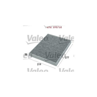 Filtr, vzduch v interiéru VALEO 698768 – Hledejceny.cz