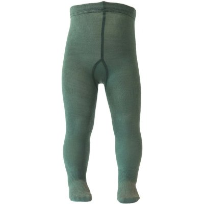 Merino punčocháče dětské zelené Dark Forest TRILLE SAFA – Zboží Dáma