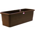 Plastkon Samozavlažovací truhlík GARDENIE SMART 80x23x20 cm hnědý – Zboží Dáma