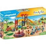 Playmobil 71571 Velké dětské hřiště kolotoč, skluzavka, kolo – Zboží Živě