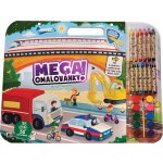 Jiri Models Mega omalovánkový set Doprava s voskovkami a barvičkami – Hledejceny.cz
