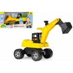 Lena Bagr žlutočerný Giga Trucks plast 70 cm – Zboží Dáma