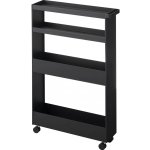 YAMAZAKI Police pojízdné YAMAZKI Tower 1807, černé – Zboží Dáma