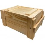 Dřevěná bedna na 6 lahví sektů – Zboží Živě