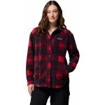 Columbia fleecová benton springs fleece shirt jacket ii 2085661602 červeno-černá – Zboží Dáma