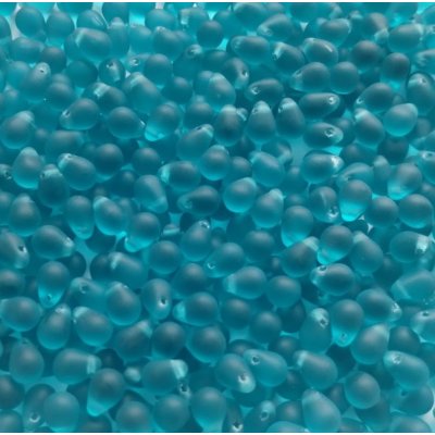 Korálky slza 8x4mm emerald mat 30 ks – Zbozi.Blesk.cz