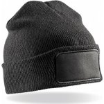 Result Genuine recycled Recyklovaná dvojitá čepice Thinsulate beanie pro potisk Černá RT934 – Hledejceny.cz