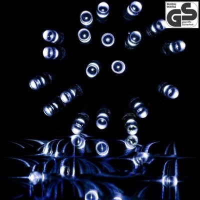 VOLTRONIC Vánoční řetěz 5 m 50 LED studeně bílý – Hledejceny.cz