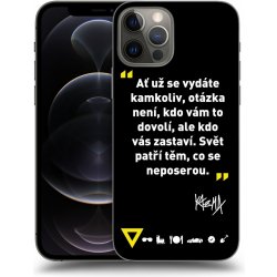 Pouzdro Picasee ULTIMATE CASE Apple iPhone 12 Pro - Kazma - SVĚT PATŘÍ TĚM, CO SE NEPOSEROU