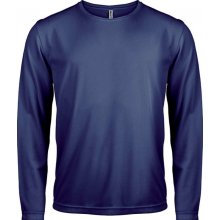 Pánské funkční tričko s dlouhými rukávy Sports sportovní námořnická modrá