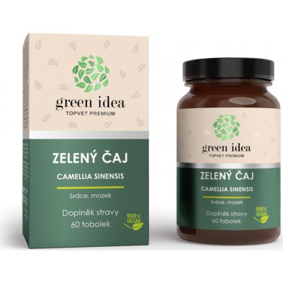 Green idea Zelený čaj bylinný extrakt 60 tablet – Hledejceny.cz