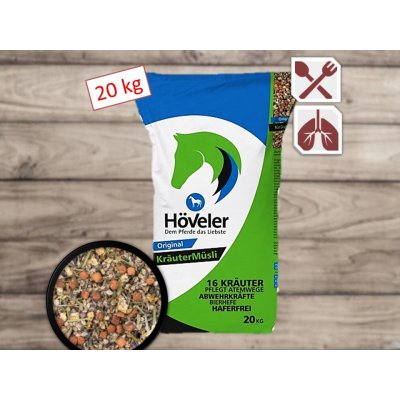 Höveler Kräuter Müsli bylinná směs pro podporu dýchání 20 kg – Zboží Dáma