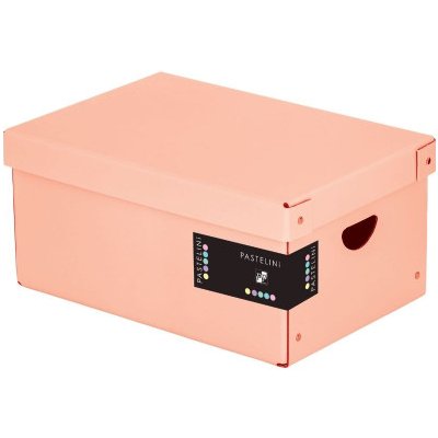Karton P+P Krabice lamino velká 35,5 x 24 x 16 cm Pastelini meruňková 7-01021 – Zboží Mobilmania