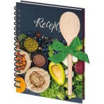 Stil Kniha na recepty s vařečkou A5 se spirálou Various – Hledejceny.cz