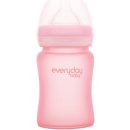 Everyday Baby Láhev sklo senzor pink 150ml