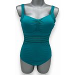 Life Beach dámské jednodílné plavky s odepínací vložkou zelená – Zboží Mobilmania