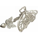 Skřipec do vlasů Butterfly Stříbrná – Hledejceny.cz