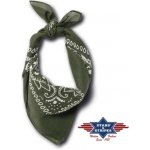 bavlněný šátek bandana olivová – Zboží Dáma