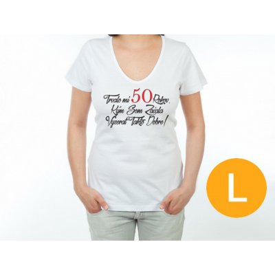 Divja Narozeninové tričko k 50 pro ženu