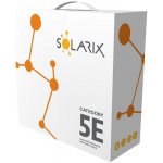 Solarix SXKD-5E-FTP-PE venkovní FTP, Cat5E, drát, PE, box, 100m – Zboží Živě