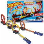 Hot Wheels TRACK BUILDER FLK89 V KUFŘÍKU MULTI LOOP BOX – Zboží Dáma