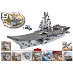 Sluban B0537 Aircraft Carrier Letadlová loď 9v1 1001 ks – Zboží Dáma