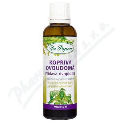 Popov Bylinné kapky Kopřiva dvoudomá 50 ml – Hledejceny.cz