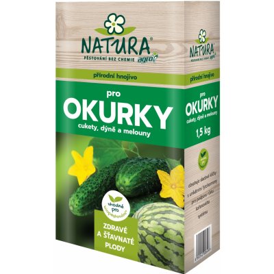 AGRO CS NATURA Přírodní hnojivo pro okurky, cukety a dýně 1,5 kg – Hledejceny.cz