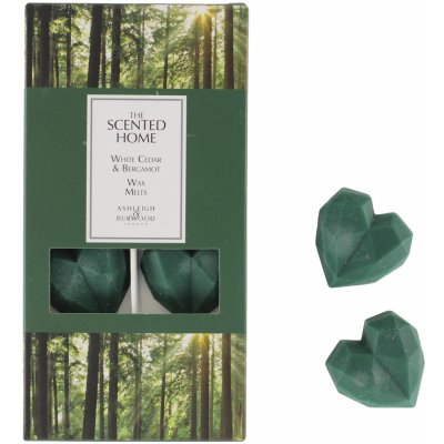 The Scented Home Vonný vosk do aromalampy WHITE CEDAR & BERGAMOT Bílý cedr s bergamotem 8 ks