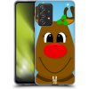 Pouzdro a kryt na mobilní telefon Samsung Pouzdro HEAD CASE Samsung Galaxy A52 / A52 5G / A52s 5G VÁNOCE RUDOLF SOB